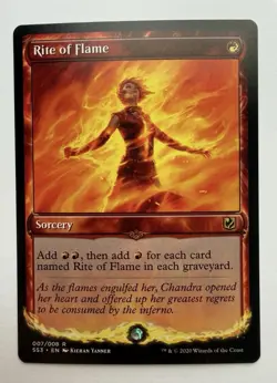 Rite of Flame #7 MTG Chandra Spellbook SS3 NM X1 Magic - Image 1