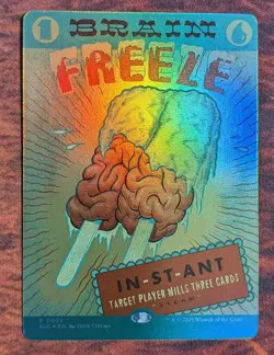 Brain Freeze | Near Mint FOIL | Encyclopedia SLC Secret Lair Magic MTG 2 - Image 1