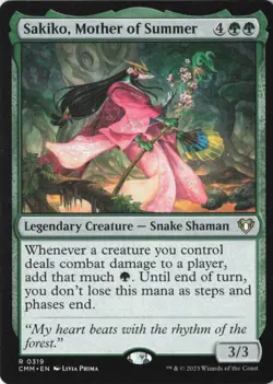 Sakiko, Mother of Summer Commander Masters Normal NM 319 - Image 1