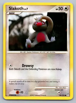 Pokemon TCG Mysterious Treasures Slakoth 99/123 - Image 1