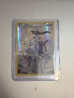 Arceus XY83 Full Art Holo Ultra Rare Pokemon Card Black Star Promo 2015 - Image 1