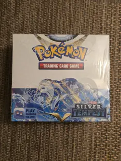 Pokemon TCG Sword & Shield Silver Tempest Booster Box Factory Sealed - Image 1