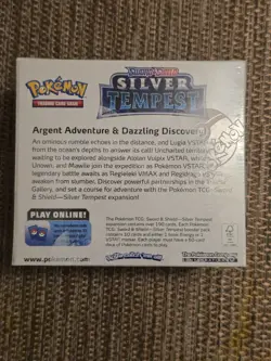 Pokemon TCG Sword & Shield Silver Tempest Booster Box Factory Sealed - Image 3