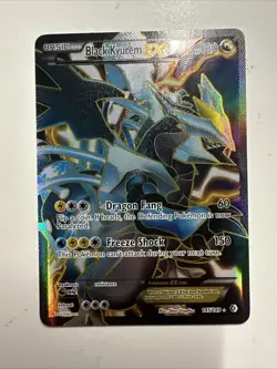 Black Kyurem EX - 145/149 - Pokemon Boundaries Crossed Black White Full Art NM - Image 1
