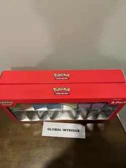 2x Lot Pokemon Prismatic Evolutions Costco 8 Mini-Tin Bundle w/Promo SEALED - Image 5