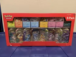 Lot of 2 Pokemon Prismatic Evolutions Costco Exclusive 8 Pack Tin Bundles - Image 2