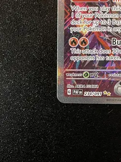 Pokemon Charizard EX 234/091 SIR Paldean Fates - Image 3