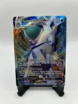 Pokemon Ice Rider Calyrex VMAX 46/198 Sword & Shield Chilling Reign Holo NM - Image 1