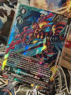 Digimon Card Game TigerVespamon ACE BT23-045 SR BT23 Hackers Slumber NM See Pics - Image 3