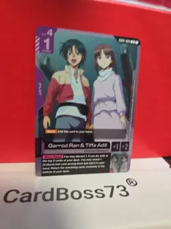 Garrod Ran & Tiffa Adill Gundam Card Game . Dual Impact Rare • GD02-094 - Image 3