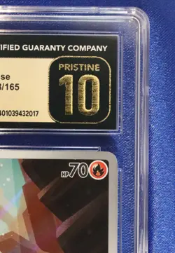 Charmander 168/165 CGC 10 PRISTINE Pokemon Card 151 2023 - US Seller - Image 5