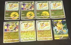 Exclusive Jolteon CBB2C Gem Vol 2 S-Chinese 8 Card Lot Pokemon TCG NM US Seller - Image 1