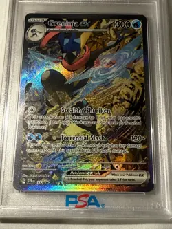 PSA 10 Pokemon Greninja EX 132 Shrouded Fable Special Illustration Promo Card - Image 4