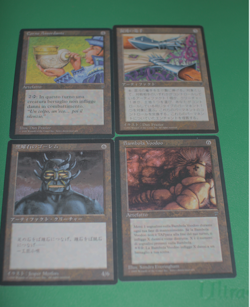 MTG voodoo doll artifact legends FBB foreign black border Magic Card 1996 - Image 1