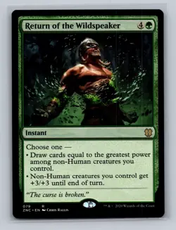 Return Of The Wildspeaker Zendikar Rising Magic The Gathering Card - NM - Image 1