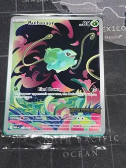 Bulbasaur - Promo Sealed (Mega Evolution Stamped) 133/132 Cards & Products Holo - Image 1
