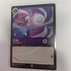 Disney Lorcana Elsa Queen Regent Promo Signature card. 16/P2 Frozen NM Free Ship - Image 1