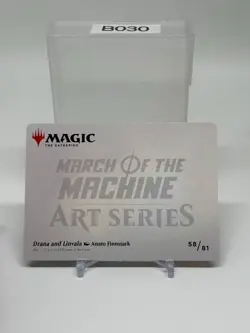 Drana and Linvala 58/81 Art Card - NM - March of the Machine MTG - Image 2