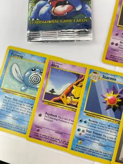 Pokemon - Base Set OPENED Pack - Venusaur Artwork Long Crimp - 11 Cards - NM - Image 5