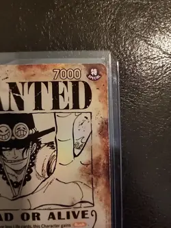 One Piece TCG Portgas.D.Ace Wanted Poster - Error Card OP13 Errata! - Image 3