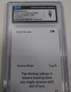 Graded Shilpit (Shelkin) Brownie CGC 9 MINT Legends Playtest Card MTG Magic - Image 2