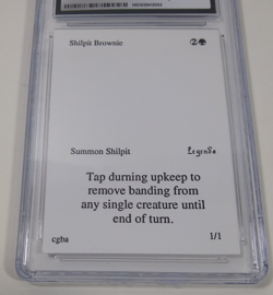 Graded Shilpit (Shelkin) Brownie CGC 9 MINT Legends Playtest Card MTG Magic - Image 3
