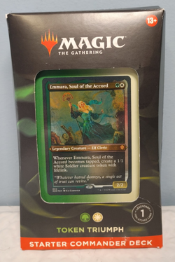 Magic the Gathering MtG Starter Commander Deck TOKEN TRIUMPH -Sealed - Image 1