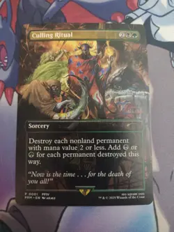 Culling Ritual Magic the Gathering Final Fantasy Promo - Image 1