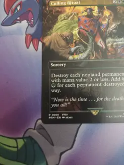 Culling Ritual Magic the Gathering Final Fantasy Promo - Image 5