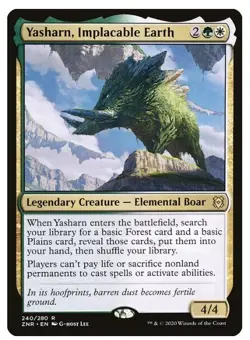 NM Yasharn, Implacable Earth, MTG, Zendikar Rising, Magic the Gathering, 240 - Image 1
