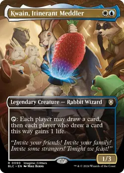 Foil - Kwain, Itinerant Meddler (Borderless) - 90 / LP / English - Image 1