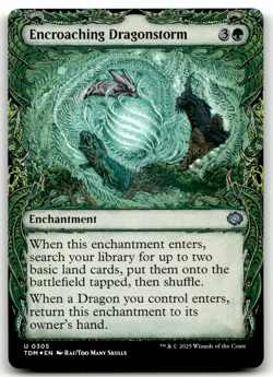 Encroaching Dragonstorm (Showcase) U Tarkir: Dragonstorm 305 NM - Image 1