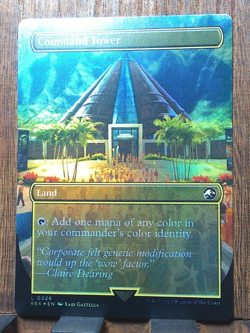 COMMAND TOWER (BORDERLESS FOIL) Universes Beyond: Jurassic World Collection MTG - Image 1