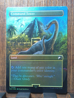COMMAND TOWER (BORDERLESS FOIL) Universes Beyond: Jurassic World Collection MTG - Image 3