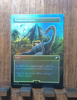 COMMAND TOWER (BORDERLESS FOIL) Universes Beyond: Jurassic World Collection MTG - Image 4