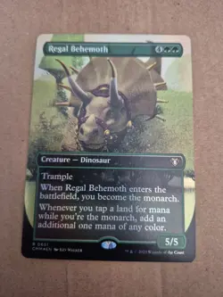 Regal Behemoth (Borderless) Commander Masters Foil - Image 1