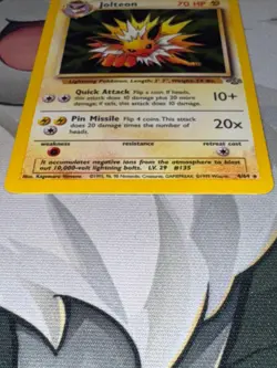 Jolteon 20/64 - 1999 Vintage Pokemon: Jungle Unlimited - Image 3