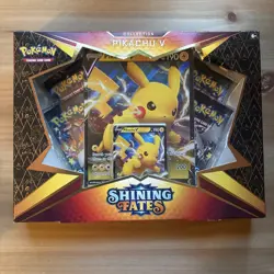 Pokemon Shining Fates Pikachu V Box factory sealed - Image 1