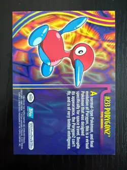 Porygon2 # 233 Pokemon Card Topps TV Animation Edition - Image 2