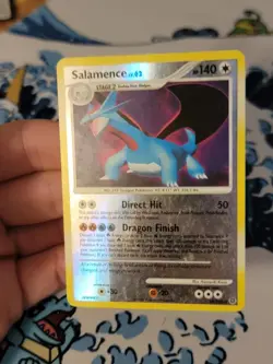 Pokemon TCG Salamence 18/132 Reverse Holo Rare Secret Wonders Diamond & Pearl MP - Image 1