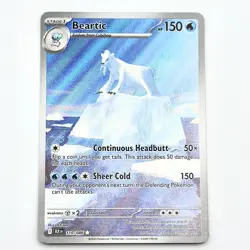 Pokemon TCG Beartic S&V Black Bolt Full Art 110/086 Illustration Rare Card NM - Image 1
