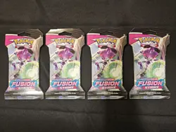 Pokemon TCG - Fusion Strike Sleeved Booster Pack - Factory New 820650809170 - Image 1
