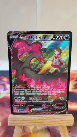 Pokemon TCG: Galarian Moltres V TG20/TG30 Astral Radiance Trainer Gallery - Image 1