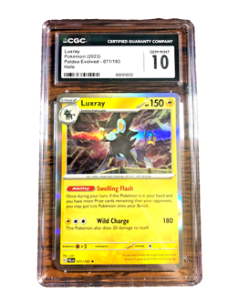 Luxray Holo Rare #071 - CGC GEM MINT 10 - 2023 SV Paldea Evolved - Pokemon TCG - Image 1