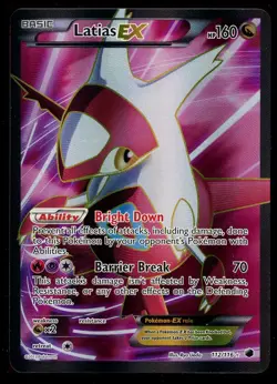 Pokemon Latias EX 112/116 Black & White Plasma Freeze Full Art Ultra Rare LP - Image 1