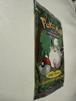 Pokemon Jungle Unlimited 1999 Wigglytuff Artwork Booster Pack Sealed - Image 2