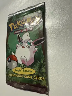 Pokemon Jungle Unlimited 1999 Wigglytuff Artwork Booster Pack Sealed - Image 3
