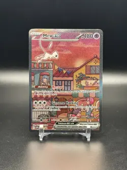 Mew ex SVP 053 Pokemon TCG Scarlet Violet 151 Black Star Promo Full Art | NM - Image 1