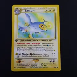 Lanturn 1st Edition 32/64 Neo Revelation Uncommon MP 2001 WOTC Vintage Pokemon - Image 1