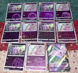 EXCLUSIVE Espeon CBB2C GEM PACK VOL 2 S-Chinese 11 Holo Foil Lot Pokemon TCG MT - Image 1